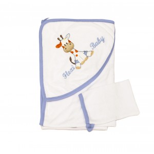 Accappatoio mantellina maschio -giraffa-