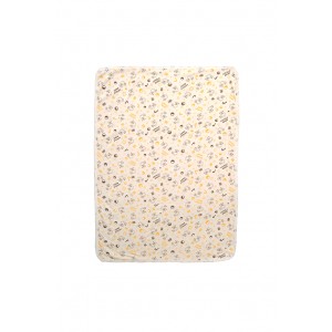Copertina culla cotone - giallo